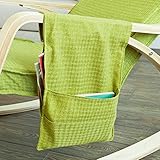 Stillstuhl SoBuy mit Taschen in Grün - 2