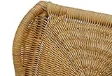 Stillstuhl LUXOR aus Rattan in der Farbe Honig mit Polsterauflage - 6